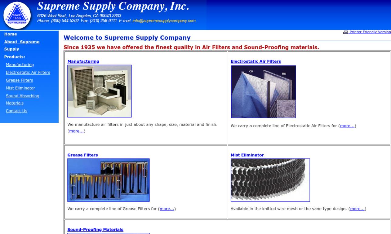 Supreme Supply Company
