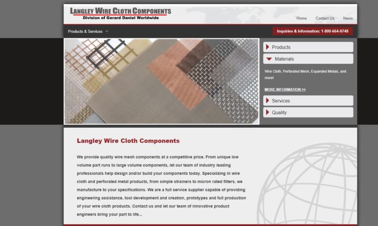 Langley Wire Cloth Components, Inc.
