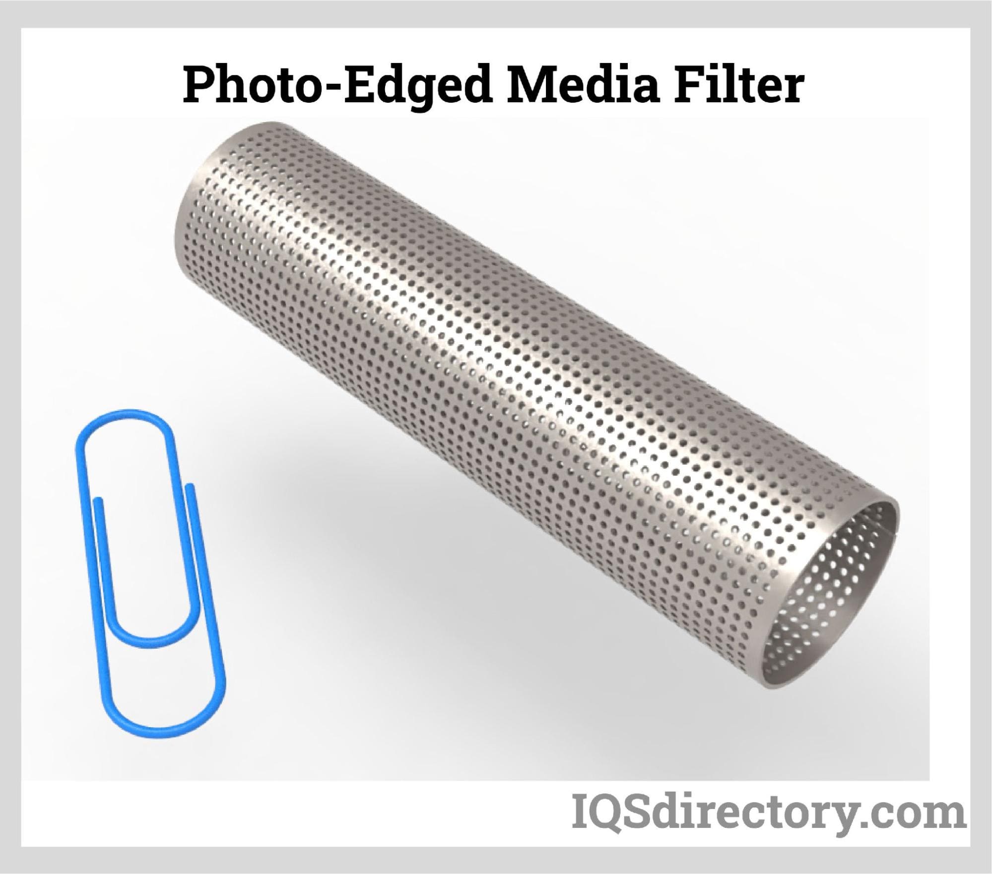 Photo-Edged Media Filter